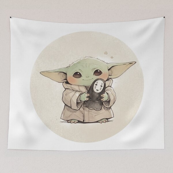 Item preview, BABY YODA WITH NO FACE PLUSH designed and sold by LIS AND MELIVERSO.