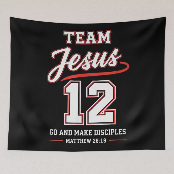 Item preview, Team Jesus 12 Go Make Disciples Christian Faith Matthew 28:19 Design designed and sold by Taniyah Gomes.