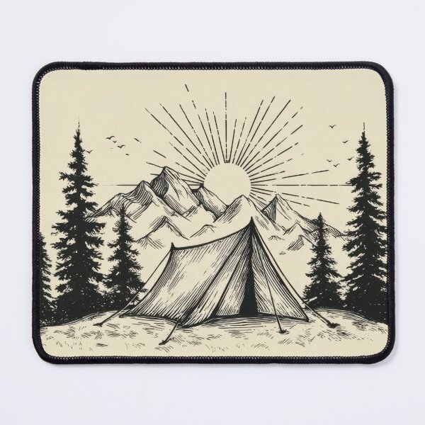 Item preview, Camping under the sun in nature designed and sold by anytka.
