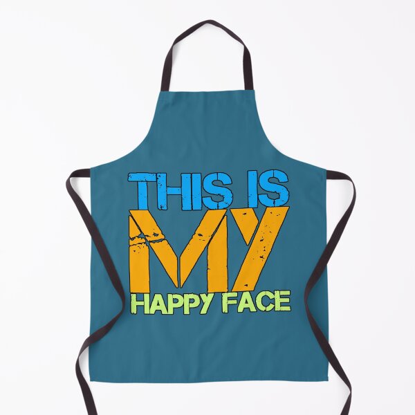 Item preview, “This Is My Happy Face” sarcasm funny serious face gift ironic humor designed and sold by AstronautMerch.
