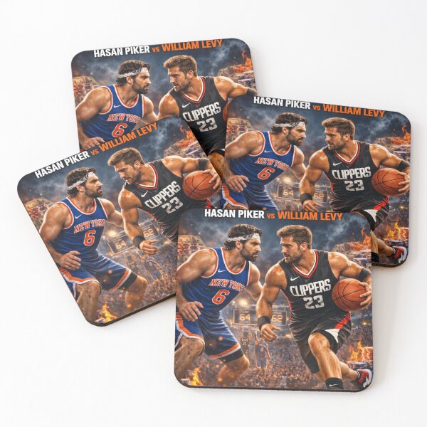 Item preview, Hasan Piker vs. William Levy, Basketball Showdown Inspiration, Sequel Continued designed and sold by Uniqueartai.