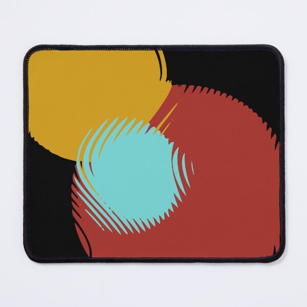 Item preview, Glitch Art style colored circles with a fluted glass effect 3 designed and sold by ZorianArt.
