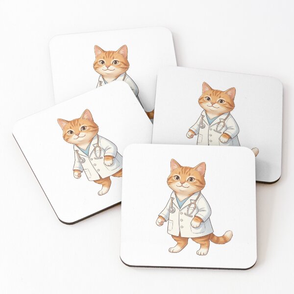 Item preview, Cute Cat Doctor designed and sold by SOUFIANE1991.