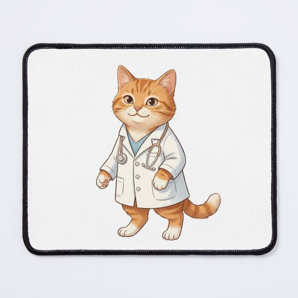 Item preview, Cute Cat Doctor designed and sold by SOUFIANE1991.