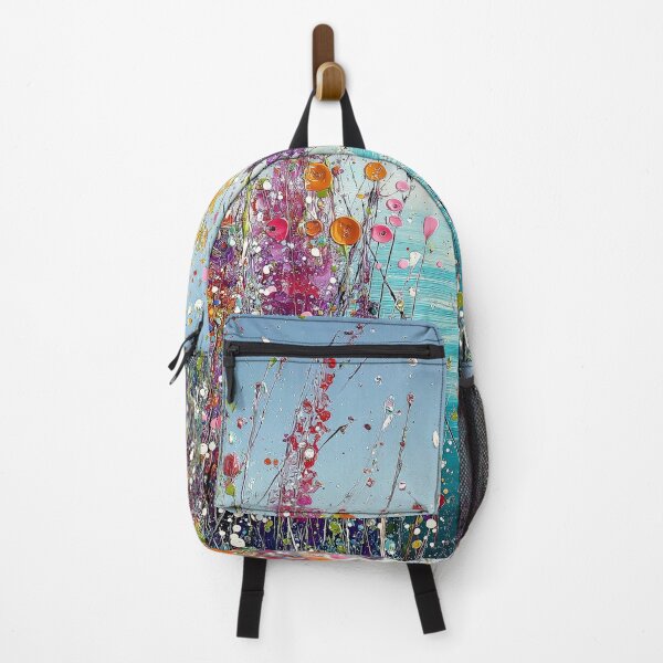 Item preview, Wildflower Meadow Burst Vibrant Textured Mixed Media Floral Art designed and sold by Rocky Mountain Artistry.