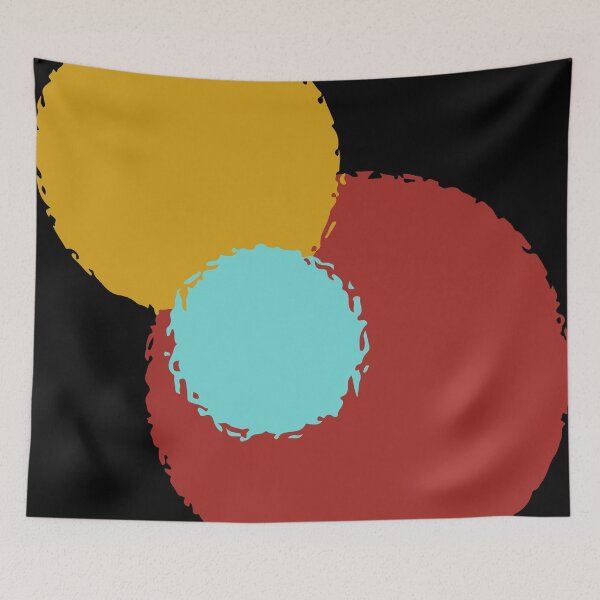Item preview, Textured Geometric Circles Abstract Illustration designed and sold by ZorianArt.