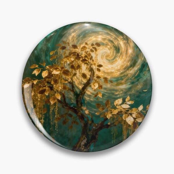 Item preview, Golden leaves and a spinning vortex designed and sold by paulrommer.