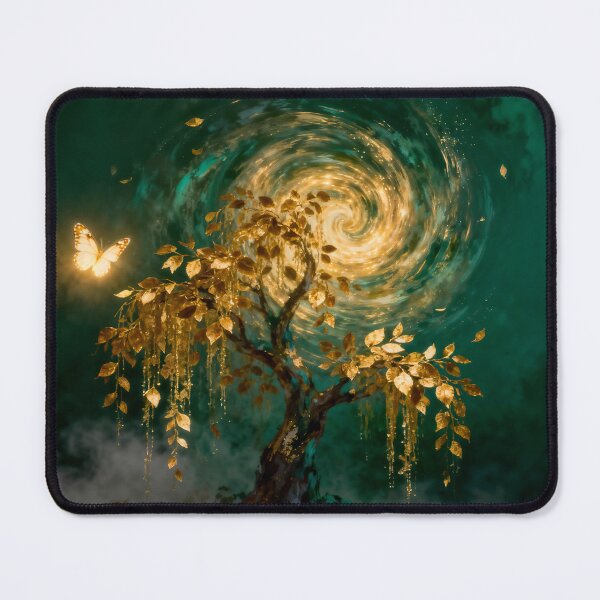 Item preview, Golden leaves and a spinning vortex designed and sold by paulrommer.
