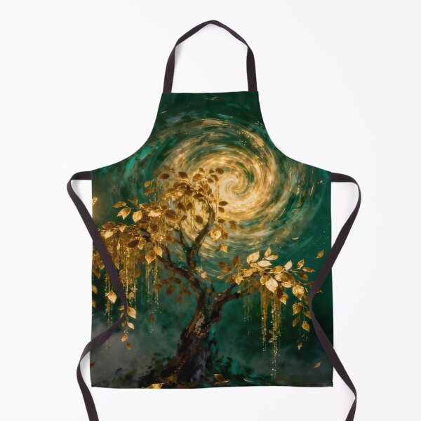Item preview, Golden leaves and a spinning vortex designed and sold by paulrommer.