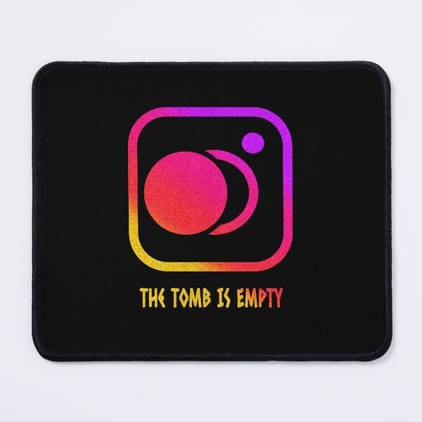 Item preview, Minimal Camera or instagram look alike - modern christian abstract Tomb is Empty | Matthew 28:6 Easter Christian Design | multi rainbow color designed and sold by ZechJohnRB.