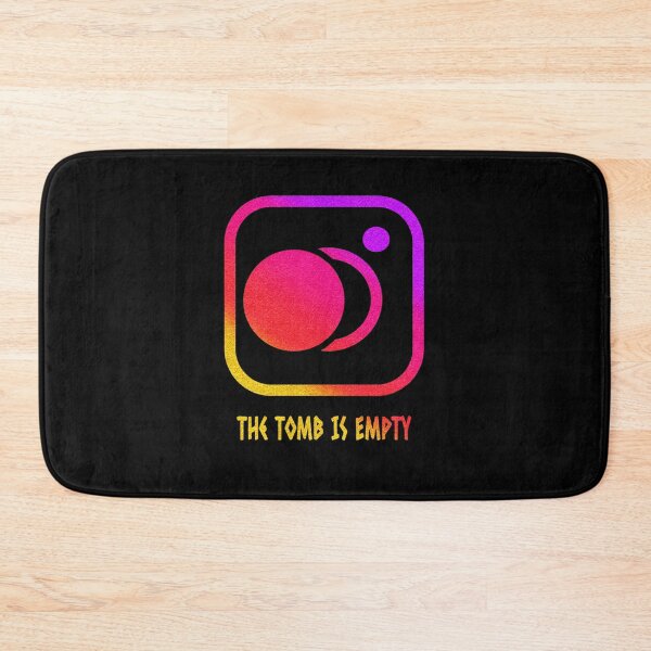 Item preview, Minimal Camera or instagram look alike - modern christian abstract Tomb is Empty | Matthew 28:6 Easter Christian Design | multi rainbow color designed and sold by ZechJohnRB.