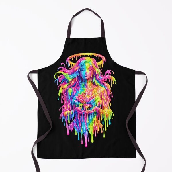 Item preview, Psychedelic Goddess with Lotus Bloom - Trippy Divinity designed and sold by SHHCreations.
