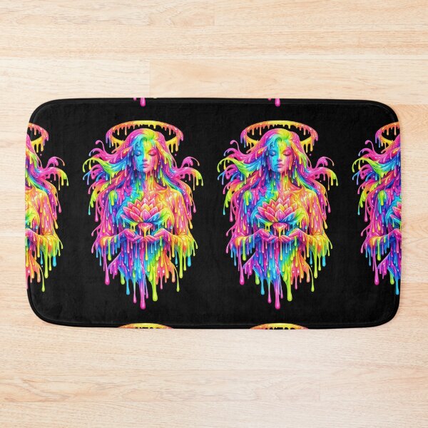 Item preview, Psychedelic Goddess with Lotus Bloom - Trippy Divinity designed and sold by SHHCreations.