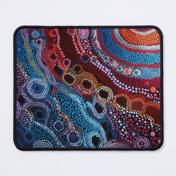 Item preview, Aboriginal Inspired Dot Art - Underwater Synthesis designed and sold by GrinGalore.