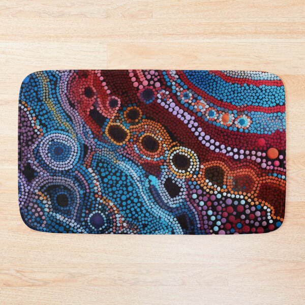 Item preview, Aboriginal Inspired Dot Art - Underwater Synthesis designed and sold by GrinGalore.