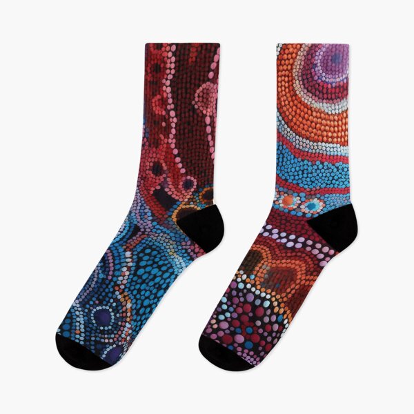 Item preview, Aboriginal Inspired Dot Art - Underwater Synthesis designed and sold by GrinGalore.