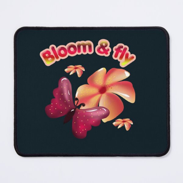 Item preview, Bloom and Fly Butterfly Flower Aesthetic Cute Inspirational Floral Design designed and sold by HopeAndHustle.