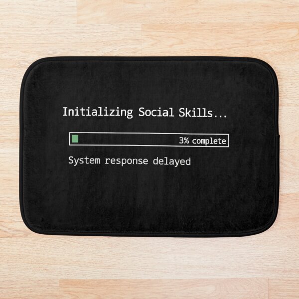 Item preview, Inicializando Habilidades Sociales – Respuesta del Sistema Retrasada designed and sold by Mad Factory Designs.
