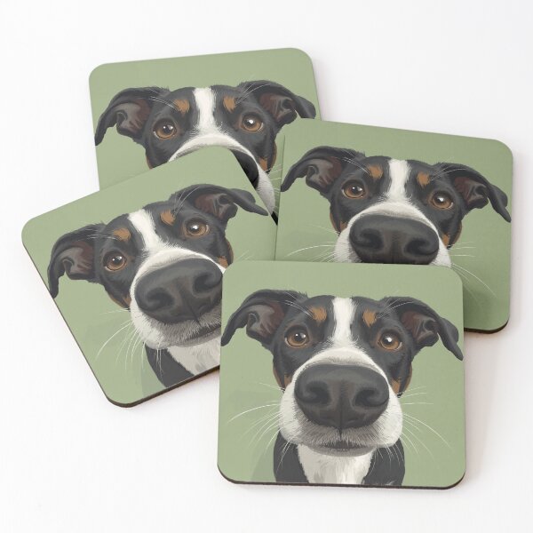 Item preview, Cute Dog Close-Up Portrait designed and sold by TinyWarmThing.