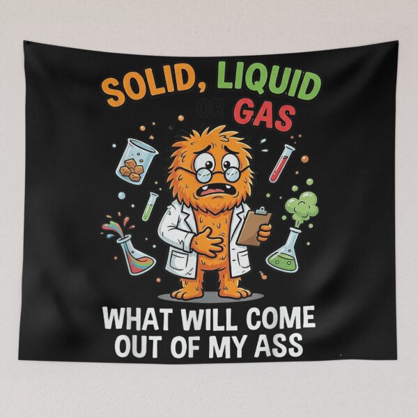 Item preview, Solid Liquid Gas Funny Science Chemistry Teacher Nerd Humor Design designed and sold by Capisedo.