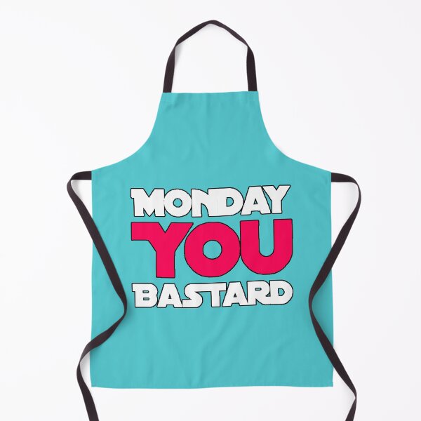 Item preview, “Monday You Bastard” hate Mondays sarcastic humor office work designed and sold by AstronautMerch.