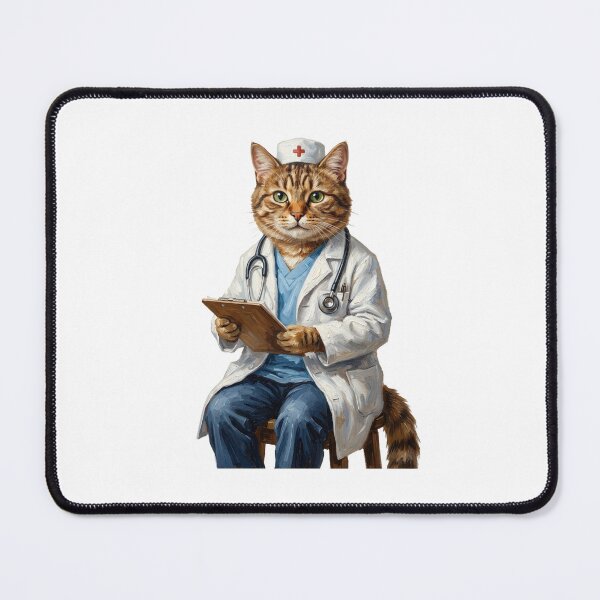 Item preview, Cute Cat Doctor designed and sold by SOUFIANE1991.