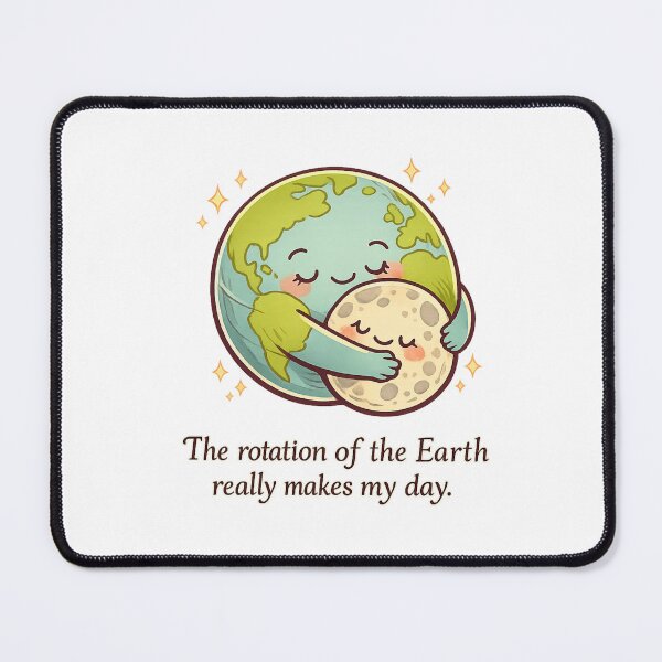 Item preview, The rotation of the Earth really makes my day designed and sold by LuveraxArt.