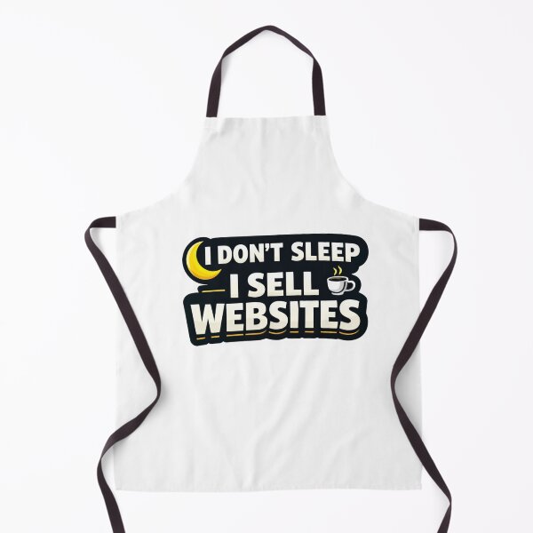 Item preview, I Don’t Sleep I Sell Websites Funny Website Sell Web Developer Hustle Sticker designed and sold by astersgraphics.