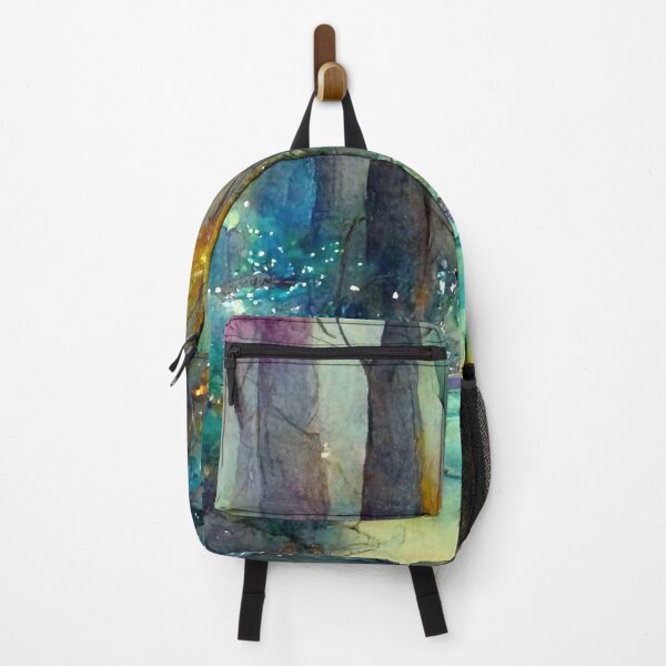 Item preview, Enchanted Watercolor Forest – Dreamy Woodland Landscape Art designed and sold by MasterPrintz.