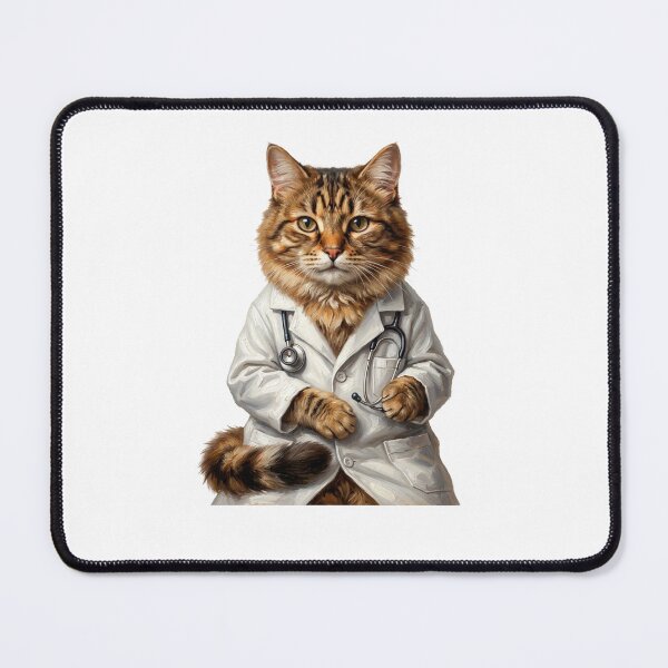 Item preview, Cute Cat Doctor designed and sold by SOUFIANE1991.