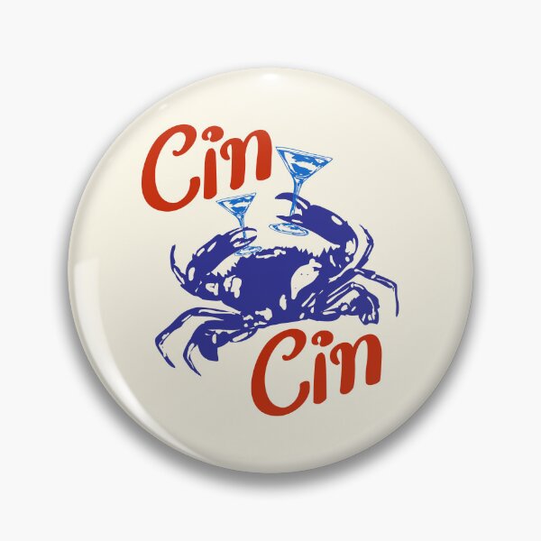 Item preview, Cin Cin Crab Martini Coastal Cocktail Retro designed and sold by MaiZephyr.