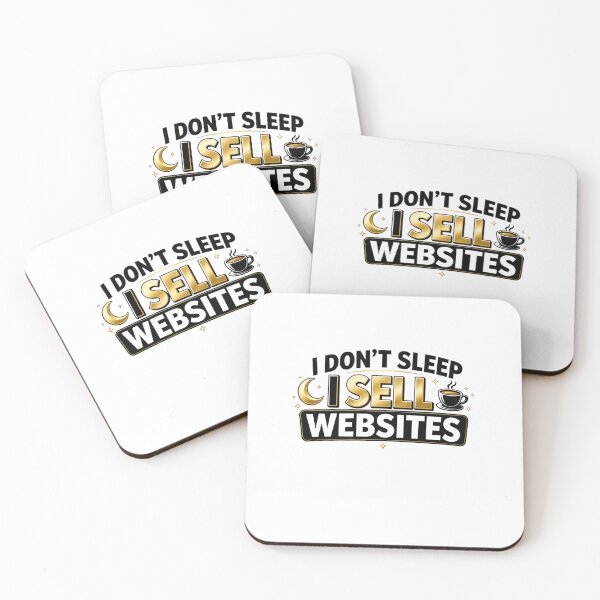 Item preview, I Don’t Sleep I Sell Websites – Website Sell Digital Entrepreneur Premium Hustle Design designed and sold by astersgraphics.
