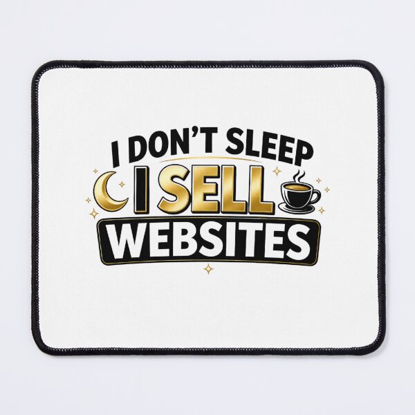 Item preview, I Don’t Sleep I Sell Websites – Website Sell Digital Entrepreneur Premium Hustle Design designed and sold by astersgraphics.