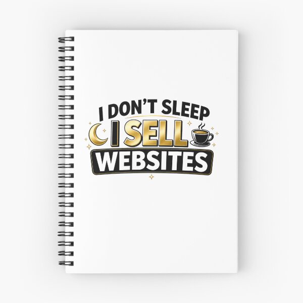 Item preview, I Don’t Sleep I Sell Websites – Website Sell Digital Entrepreneur Premium Hustle Design designed and sold by astersgraphics.