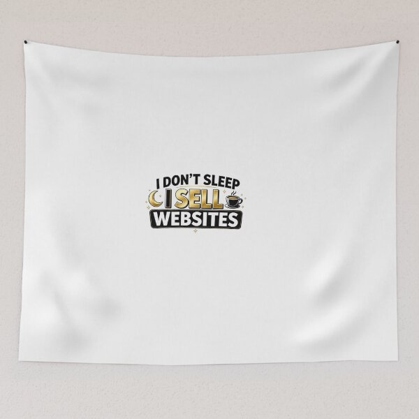 Item preview, I Don’t Sleep I Sell Websites – Website Sell Digital Entrepreneur Premium Hustle Design designed and sold by astersgraphics.