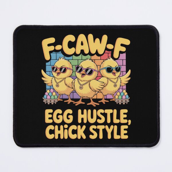 Item preview, F-Caw-F Egg Hustle Chick Style Funny Easter Baby Chick T-Shirt V5 designed and sold by DarylWelsh2024.