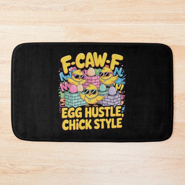 Item preview,  F-Caw-F Egg Hustle Chick Style Funny Easter Baby Chick T-Shirt V6 designed and sold by DarylWelsh2024.