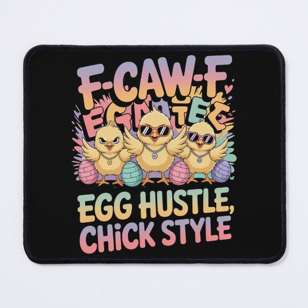 Item preview,  F-Caw-F Egg Hustle Chick Style Funny Easter Baby Chick T-Shirt V7 designed and sold by DarylWelsh2024.