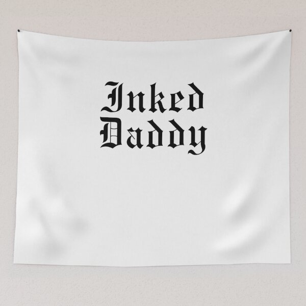 Item preview, Inked Daddy Tattooed Father Gothic Font Design designed and sold by snowry.