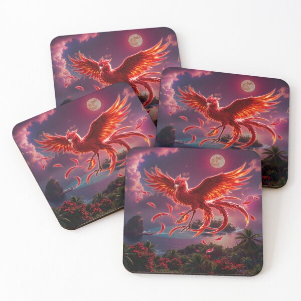Item preview, Crimson Phoenix of the Moonlit Tide designed and sold by nicky2342.