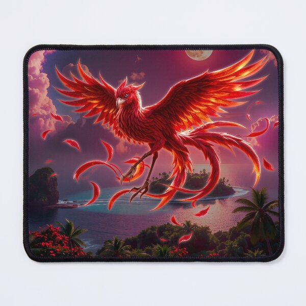 Item preview, Crimson Phoenix of the Moonlit Tide designed and sold by nicky2342.