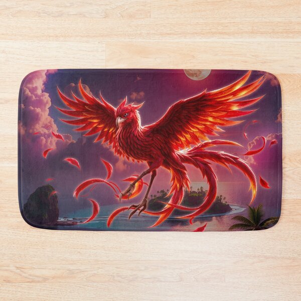 Item preview, Crimson Phoenix of the Moonlit Tide designed and sold by nicky2342.