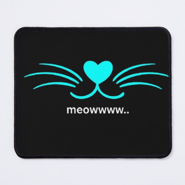 Item preview, Cat Whiskers Heart Design | Meowwww Cute Cat Quote | Gift for Cat Lovers Girls designed and sold by SOLIORA  ATELIER.
