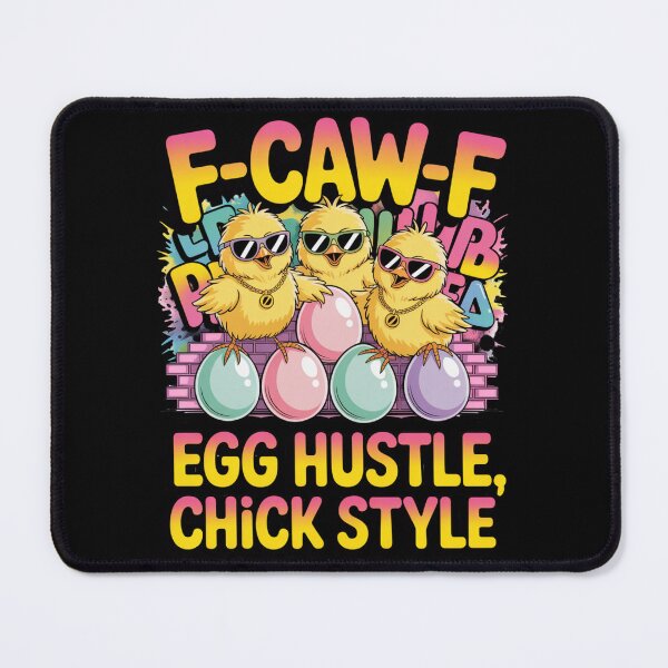 Item preview, F-Caw-F Egg Hustle Chick Style Funny Easter Baby Chick T-Shirt V9 designed and sold by DarylWelsh2024.
