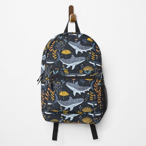 Item preview, Scandinavian Folk Art, Floral Whales Pattern designed and sold by xiao xuans.