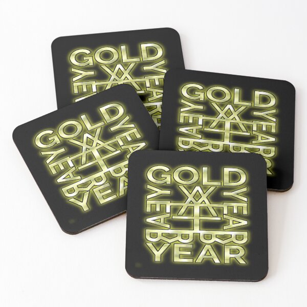 Item preview, Golden GOLD YEAR logo. designed and sold by Giulivo Store Graphic.