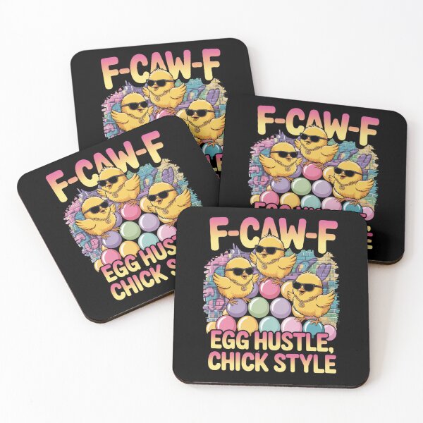 Item preview,  F-Caw-F Egg Hustle Chick Style Funny Easter Baby Chick T-Shirt V10 designed and sold by DarylWelsh2024.