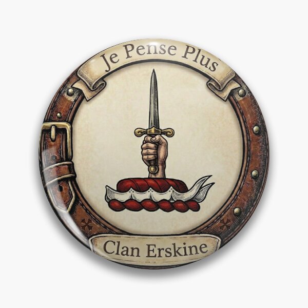 Aperçu de l'œuvre Blason du clan Erskine créée et vendue par BagTown Clans.