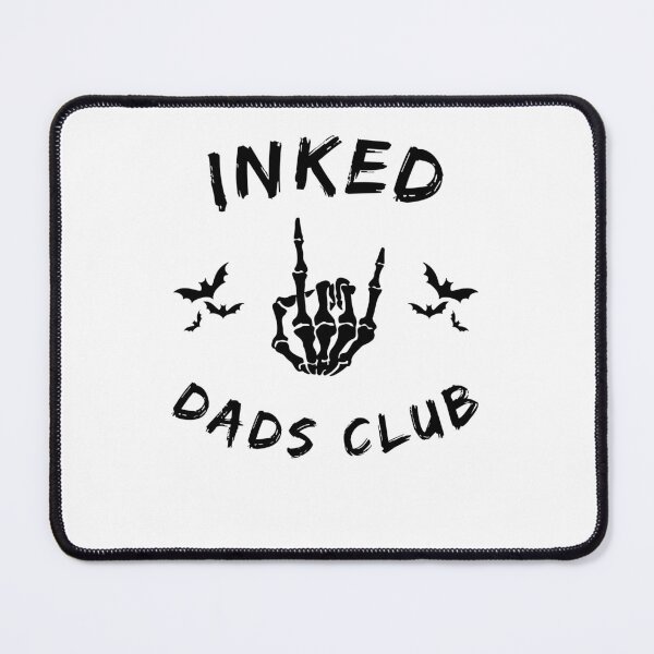 Item preview, Inked Dads Club Skeleton Hand Rock Sign Tattooed Father designed and sold by snowry.