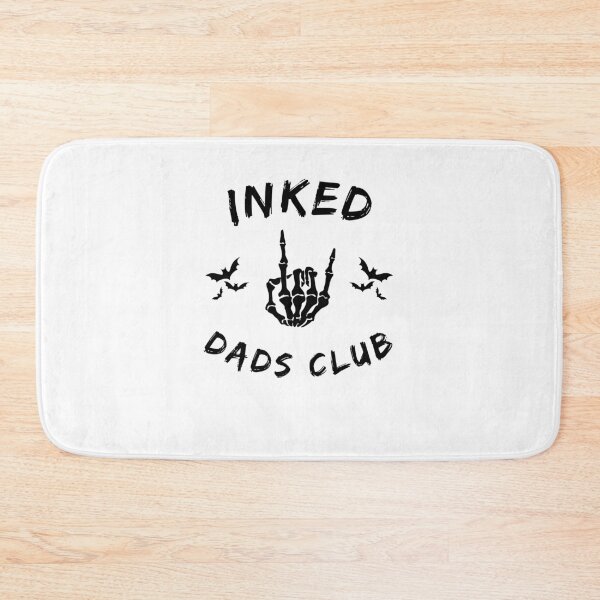 Item preview, Inked Dads Club Skeleton Hand Rock Sign Tattooed Father designed and sold by snowry.